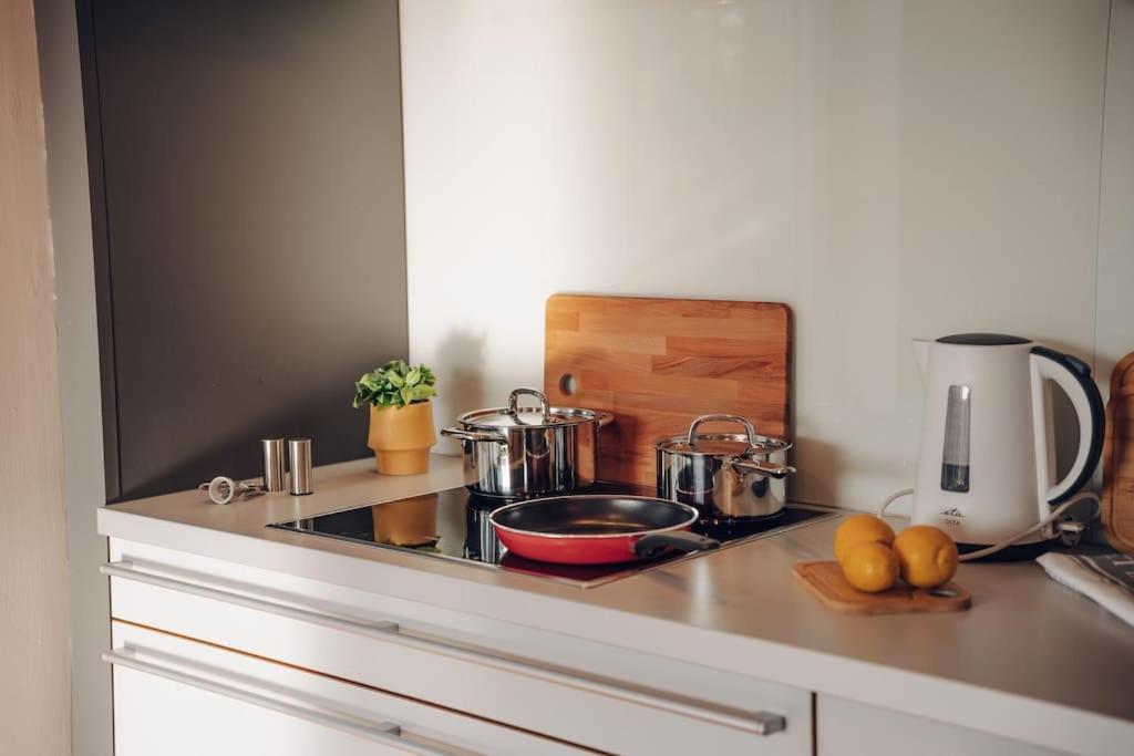 Design 3Bd Apartment Cooking Area In Architect Villa Praag Buitenkant foto